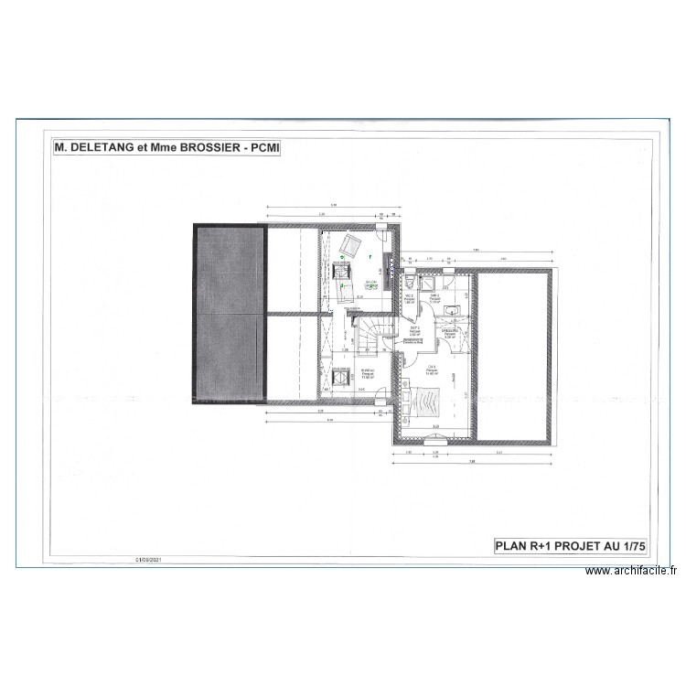 11 Résidence Hector Berlioz M Deletang 1 Etage - Plan Dessiné Par Tiago2502