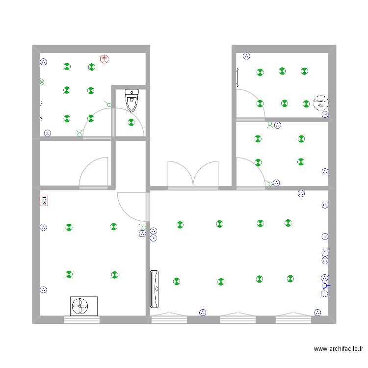 HUBERT HYERES. Plan de 0 pièce et 0 m2