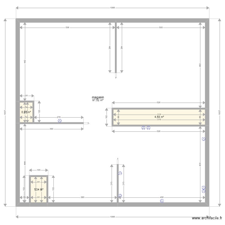 magasin cuisine. Plan de 0 pièce et 0 m2