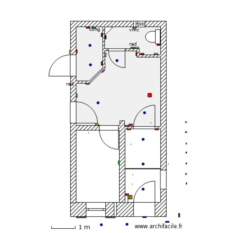  Entrée Tech Plan Elec - Crottefou. Plan de 0 pièce et 0 m2