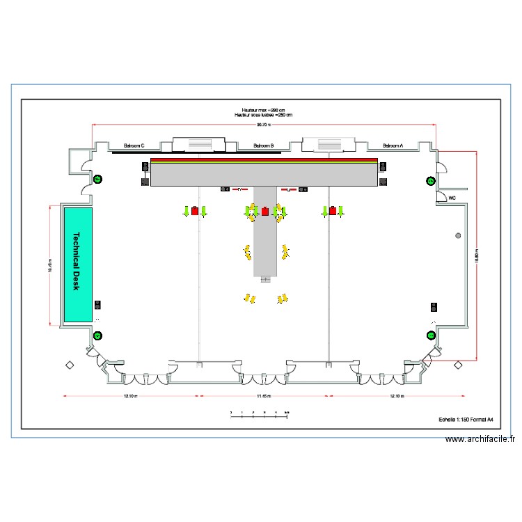 Theasis technique. Plan de 0 pièce et 0 m2