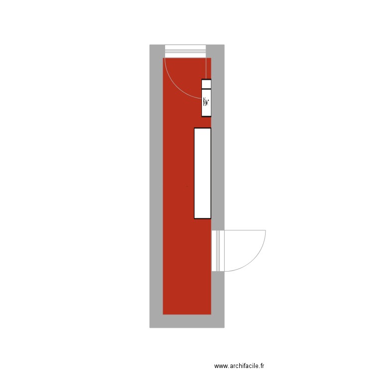 couloir. Plan de 0 pièce et 0 m2