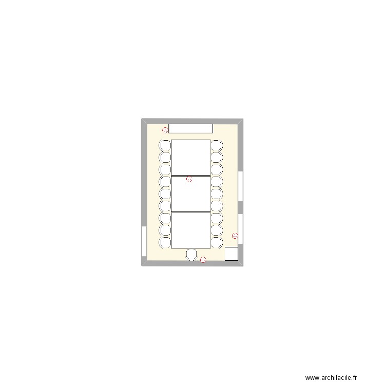 Plan salle A. Plan de 0 pièce et 0 m2