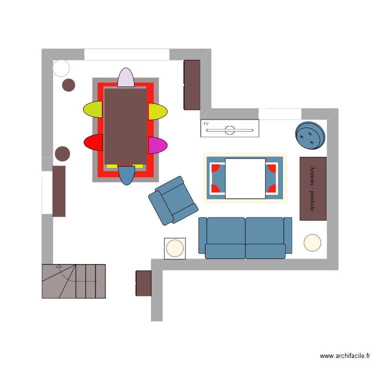 Salon. Plan de 0 pièce et 0 m2