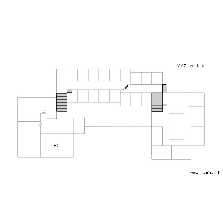 Plan Viaz 1er étage. Plan de 0 pièce et 0 m2