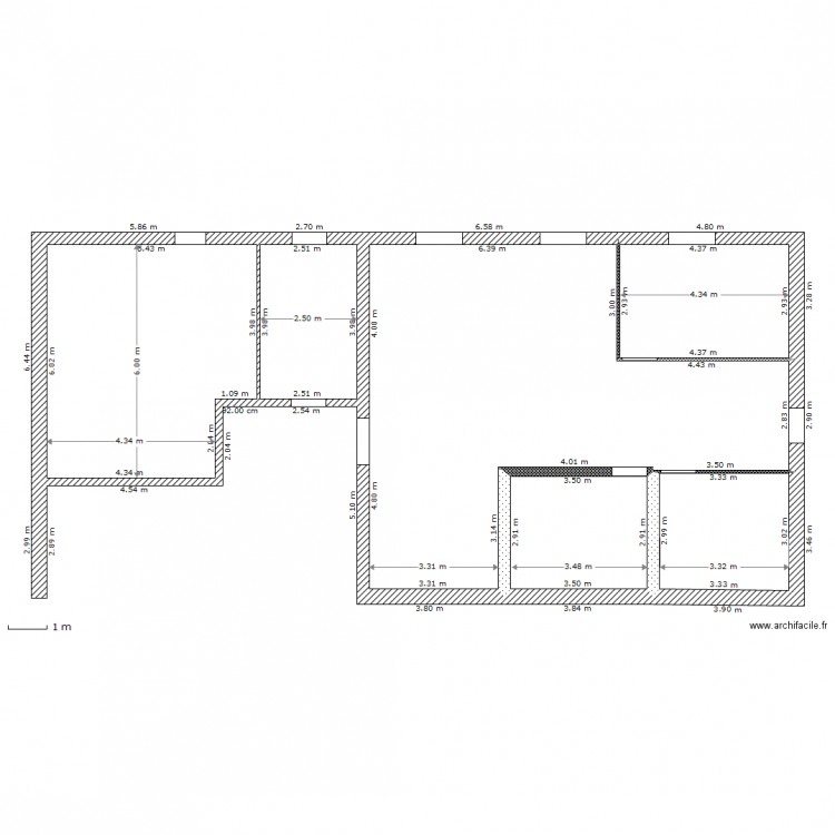 maison dominique. Plan de 0 pièce et 0 m2