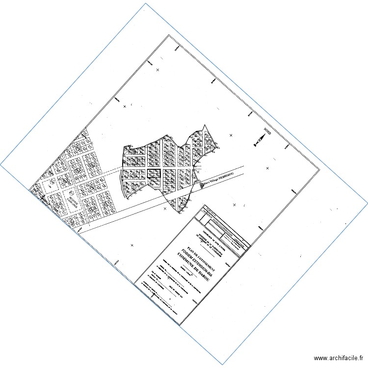 PLAN CADASTRAL 1. Plan de 9 pièces et 158 m2