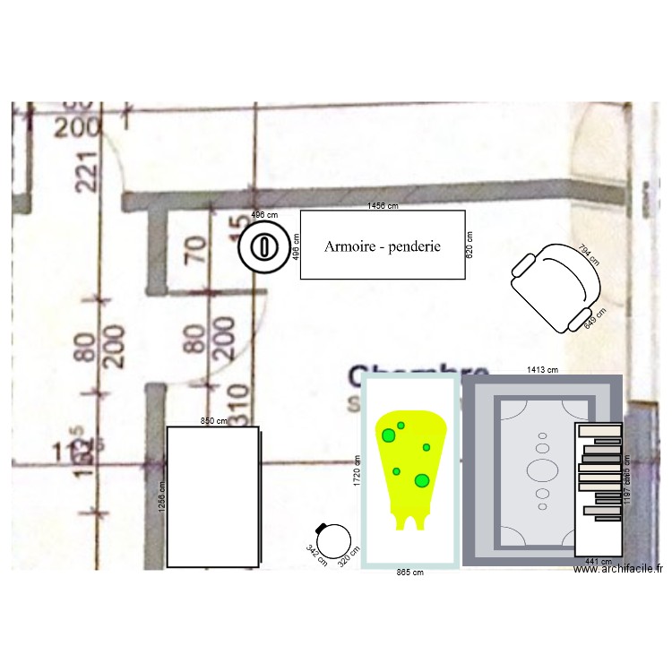 Chambre bébé 1. Plan de 0 pièce et 0 m2