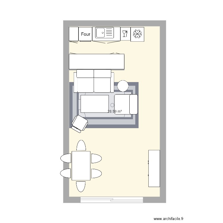 Ruitor Salon 3. Plan de 0 pièce et 0 m2