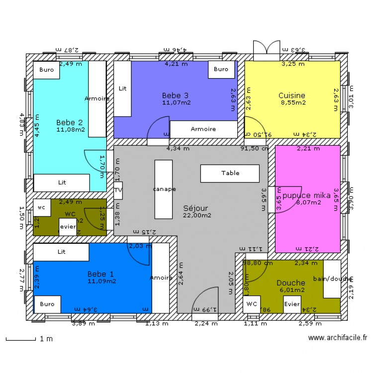 Mini- maison. Plan de 0 pièce et 0 m2