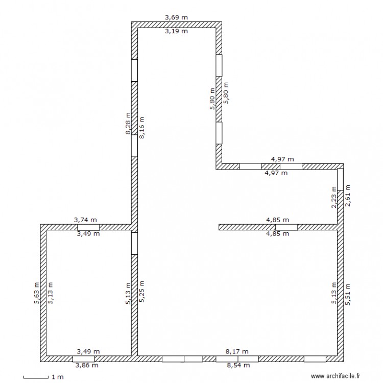 Gîte 15 personnes rdc. Plan de 0 pièce et 0 m2