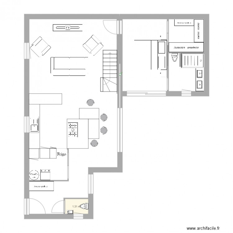 MAISON QUIBERON . Plan de 0 pièce et 0 m2