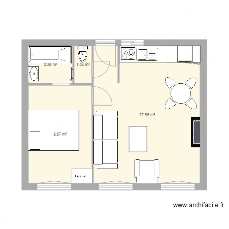 Lescot. Plan de 0 pièce et 0 m2