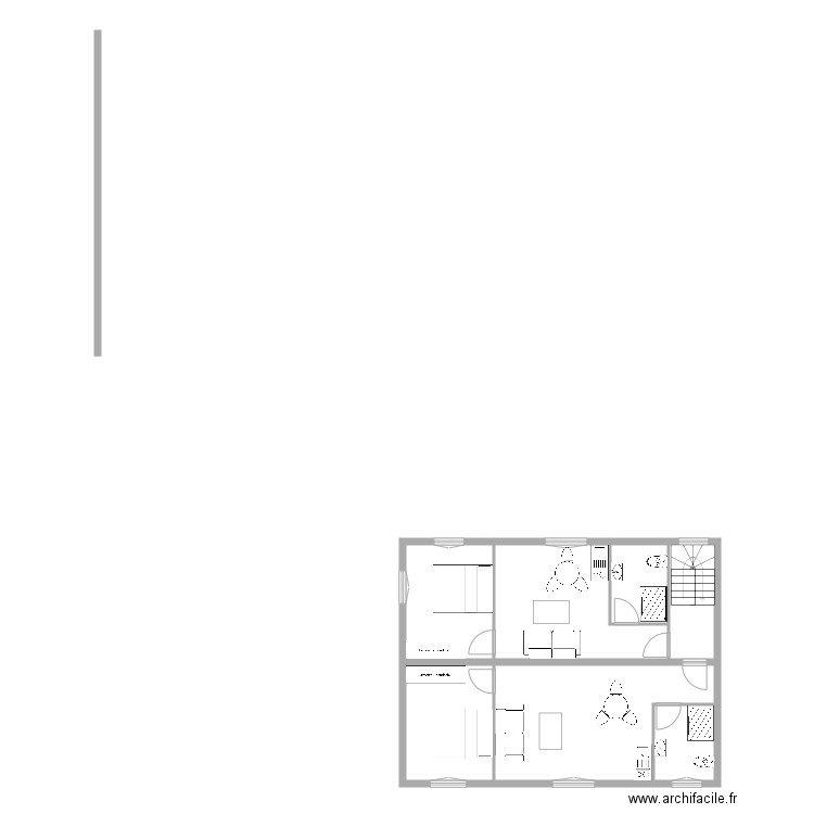 etage 2 HERBLAY MEUBLE. Plan de 0 pièce et 0 m2