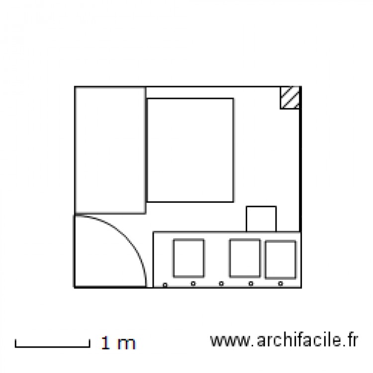 Canapé . Plan de 0 pièce et 0 m2