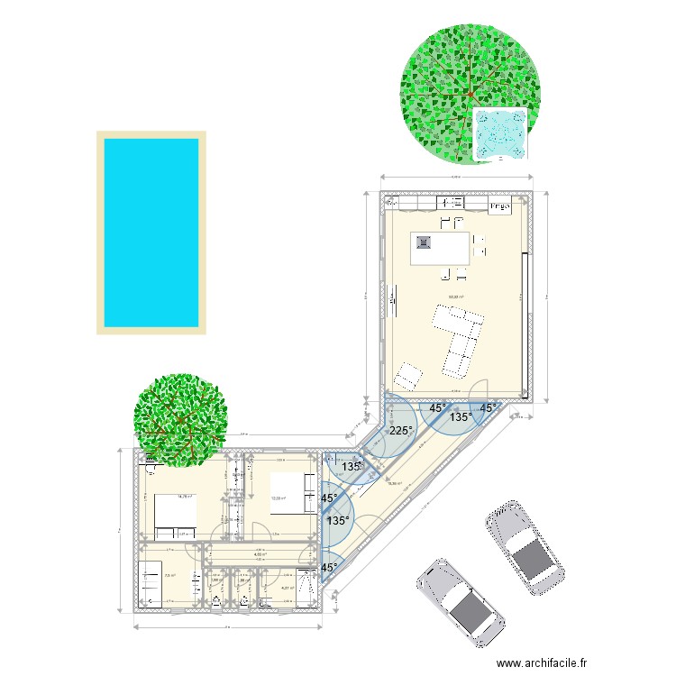 Vabres complet exter. Plan de 0 pièce et 0 m2