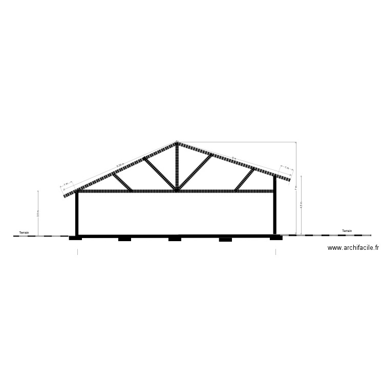 plan coupe1. Plan de 0 pièce et 0 m2