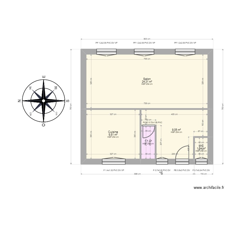 ML24010550 ABBO Christian. Plan de 12 pièces et 91 m2