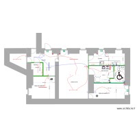 Plan de la MAM  électricité plomberie