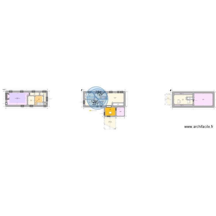 ML24017949 ADAM. Plan de 23 pièces et 260 m2