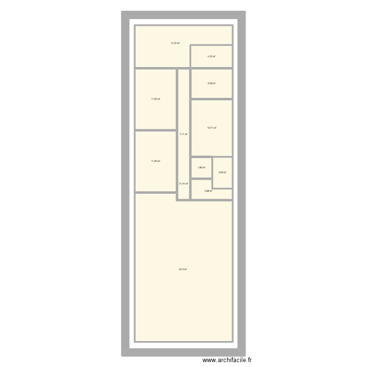 Plan Doizieux. Plan de 12 pièces et 303 m2