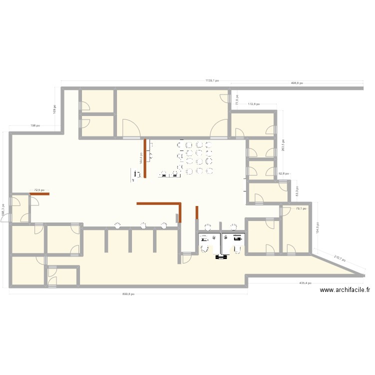 BSQ_2024-10-09. Plan de 16 pièces et 434 m2