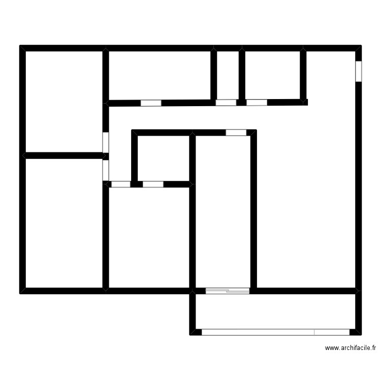 home 1 . Plan de 5 pièces et 153 m2