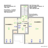 Plan de situation appartement 20 cfi niveau 3