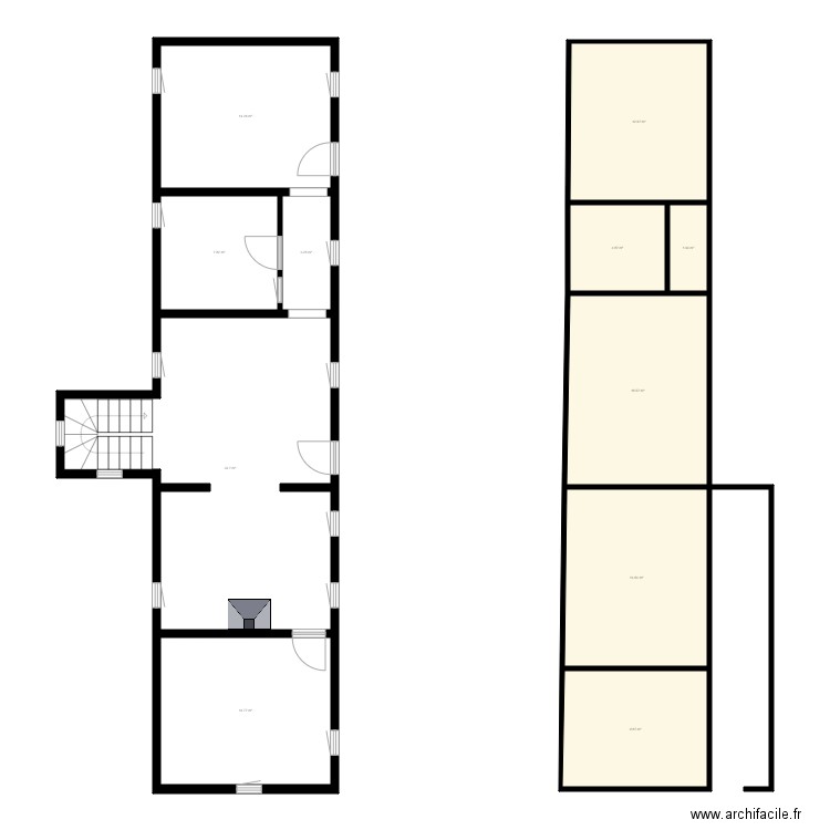 PERIER DOM. Plan de 21 pièces et 284 m2