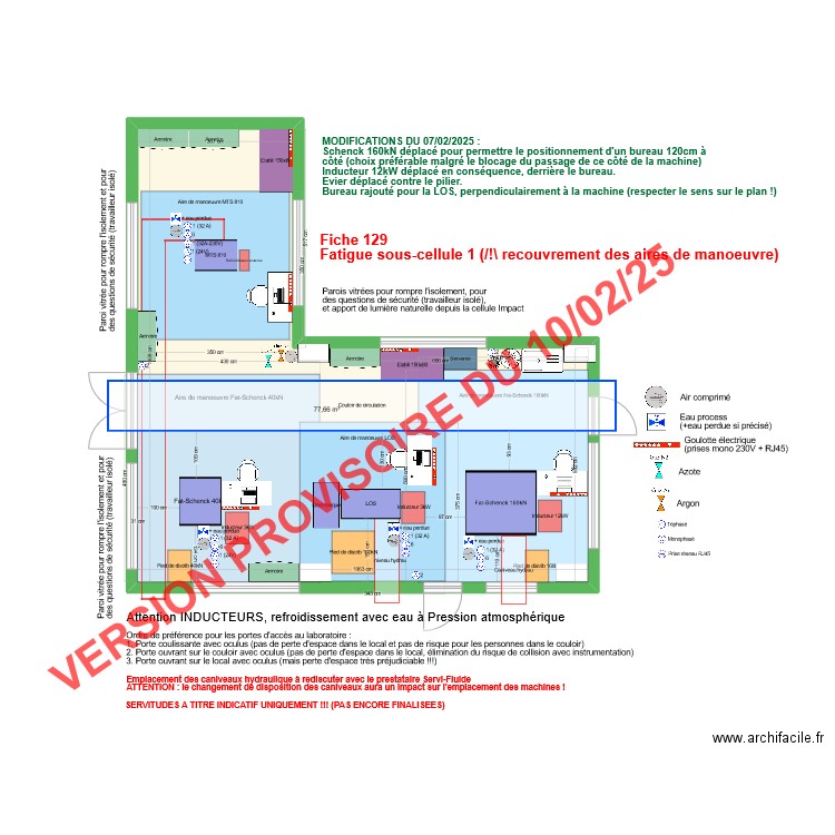 Fatigue: Sous-cellule 1 2025-02-10. Plan de 1 pièce et 78 m2