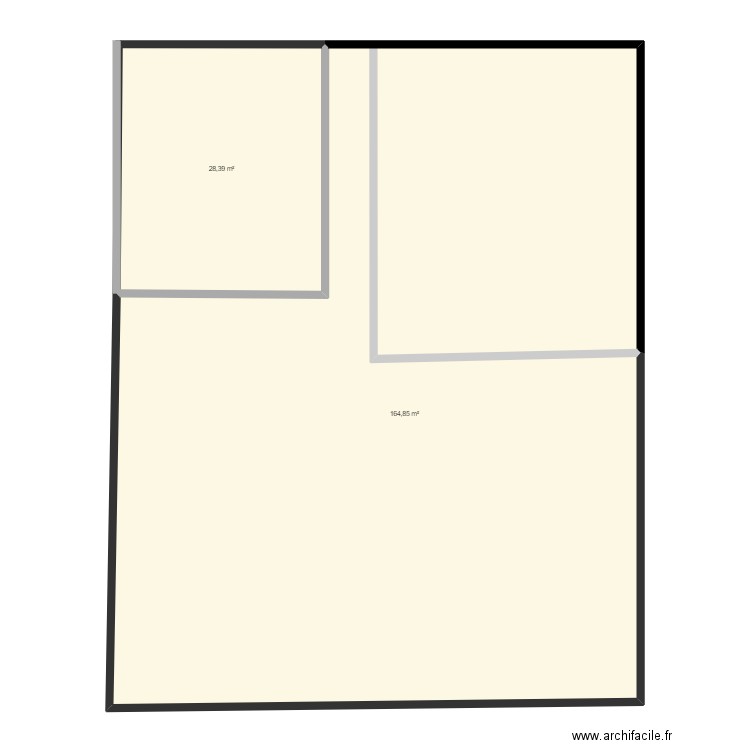 AIDARA 2. Plan de 2 pièces et 193 m2