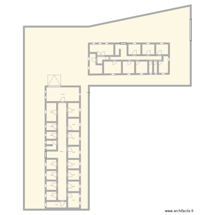 dg ecoloh. Plan de 25 pièces et 823 m2