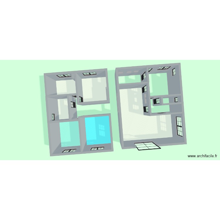 Nouvelle Maison Visé V2. Plan de 6 pièces et 94 m2