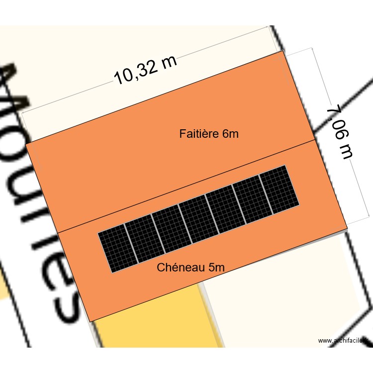 Samy Barr. Plan de 2 pièces et 158 m2