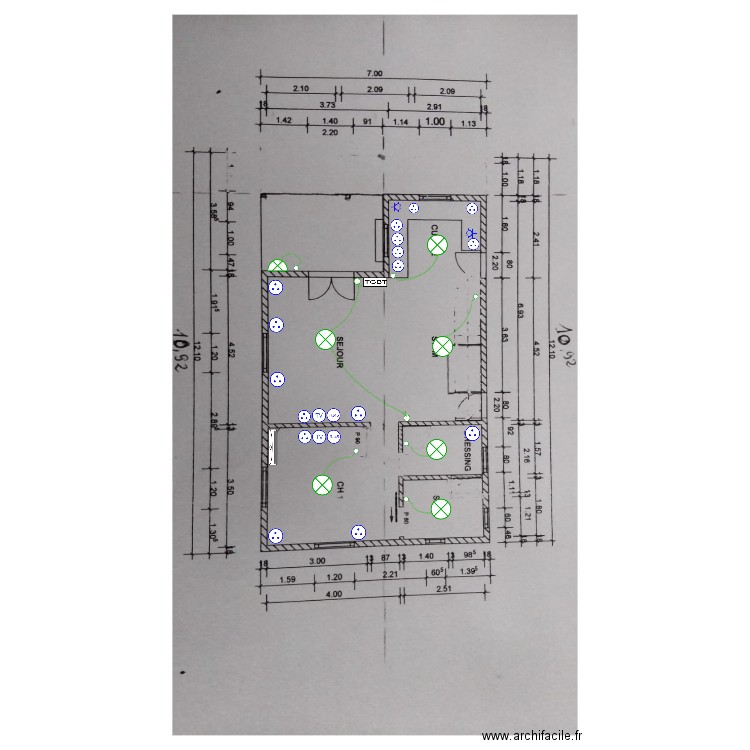 plan de distrisbution 123. Plan de 0 pièce et 0 m2