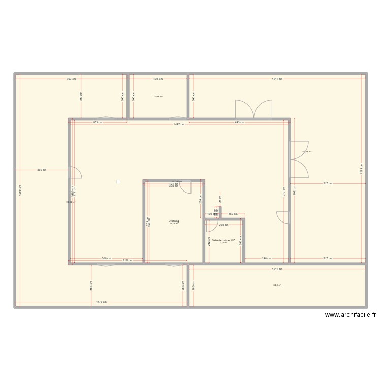 Strat et Jeux V2. Plan de 7 pièces et 370 m2