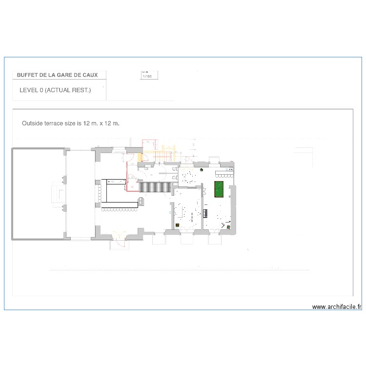 SHMS RESTAURANT. Plan de 0 pièce et 0 m2