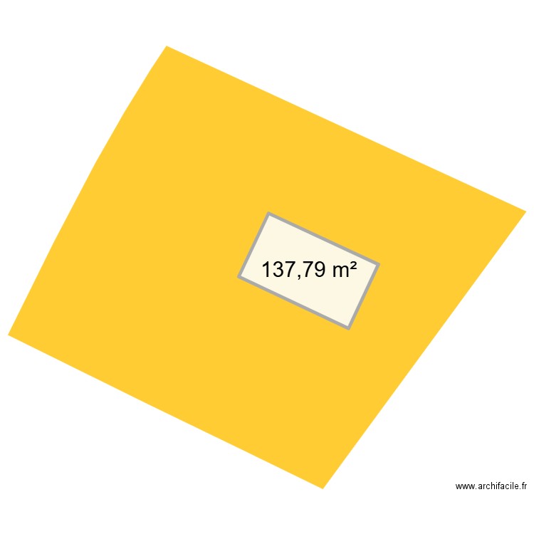 Cadastral_seul. Plan de 1 pièce et 138 m2