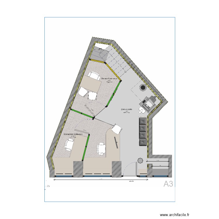 Tri-split Les Maisoniale . Plan de 0 pièce et 0 m2