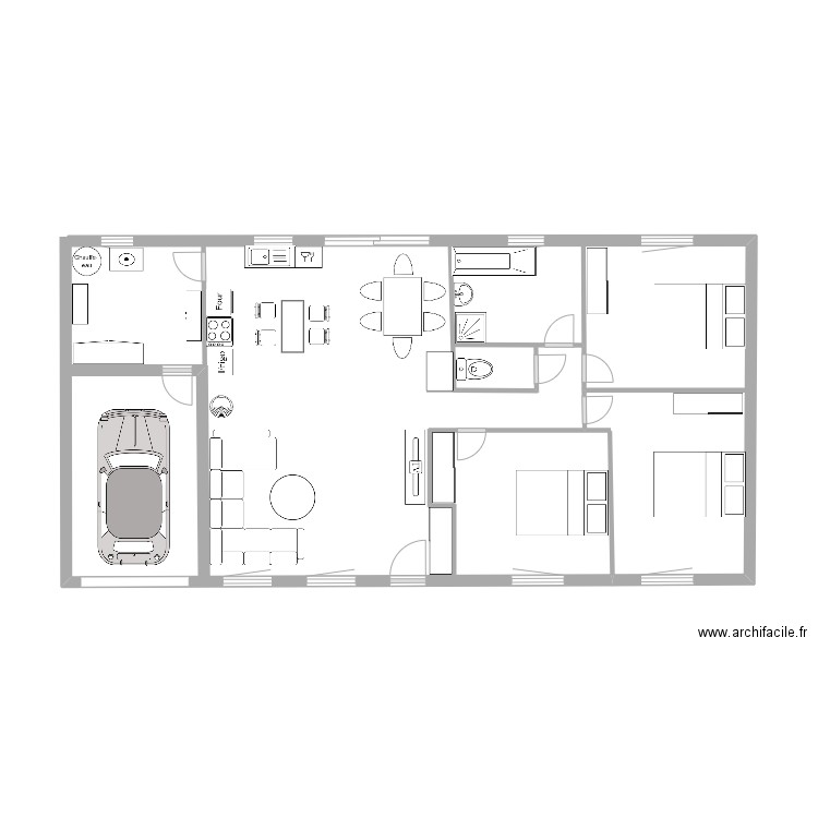 fouché. Plan de 0 pièce et 0 m2