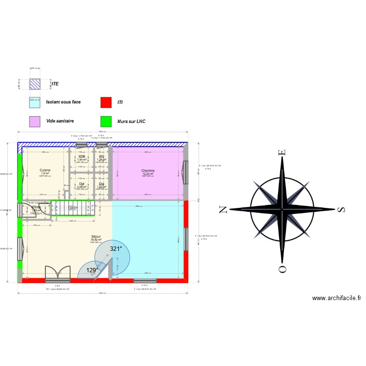 ML24018226 . Plan de 26 pièces et 148 m2