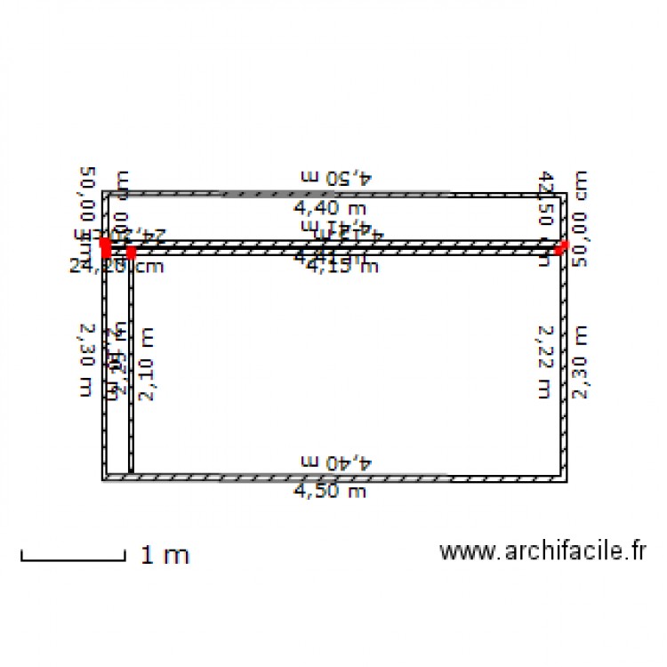 extension maison  . Plan de 0 pièce et 0 m2