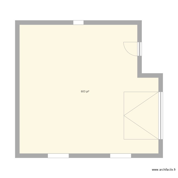 Garage 24x26. Plan de 0 pièce et 0 m2