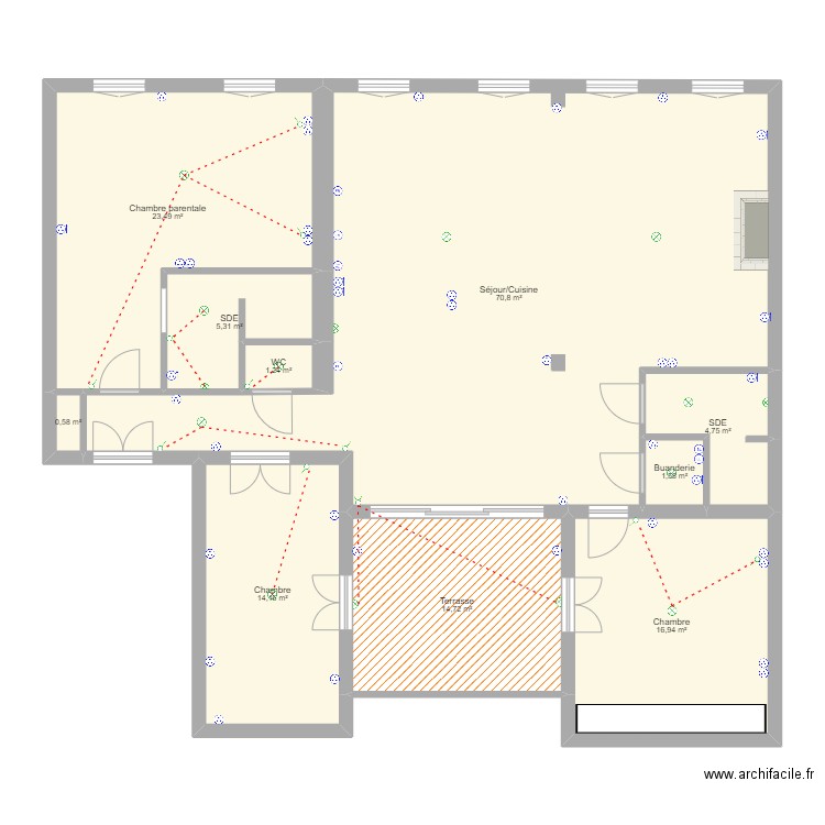 LouJo1. Plan de 0 pièce et 0 m2