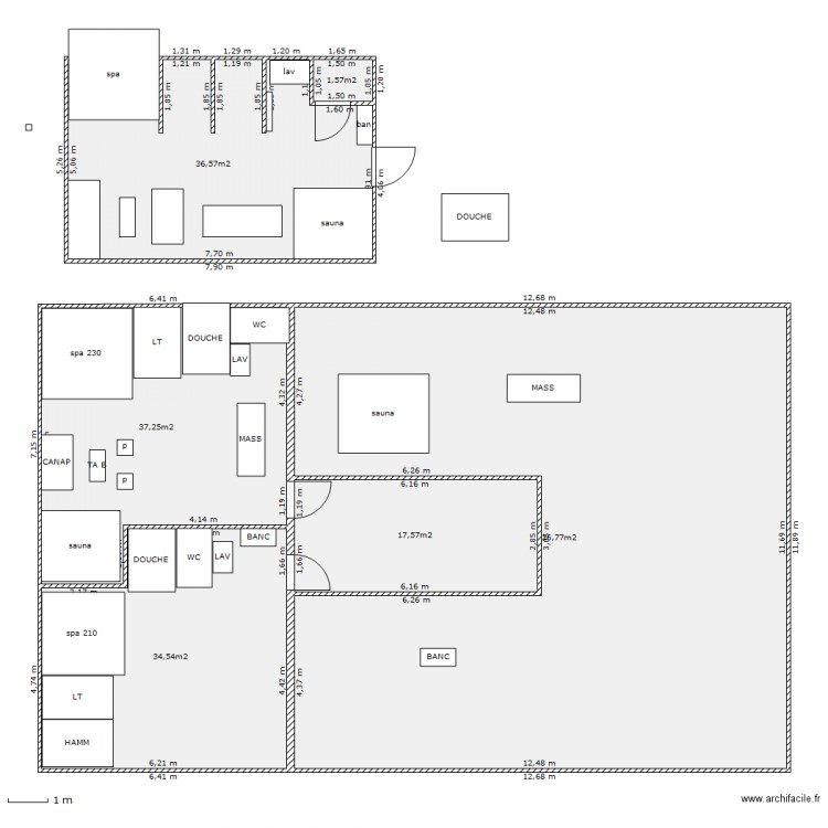 SPAHAUT1. Plan de 0 pièce et 0 m2