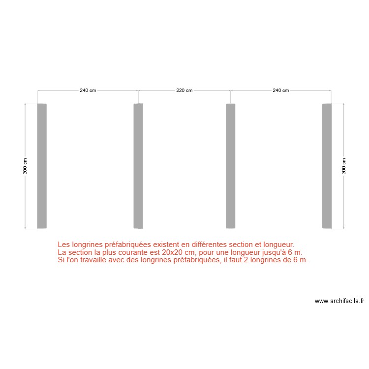 LONGRINE MODULE. Plan de 3 pièces et 18 m2