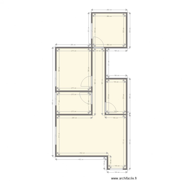 PLAN APPARTEMENT 1. Plan de 0 pièce et 0 m2