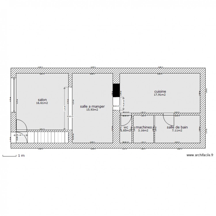 maison. Plan de 0 pièce et 0 m2