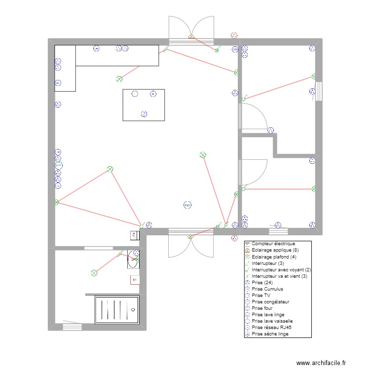 Maisonette Oletta. Plan de 0 pièce et 0 m2