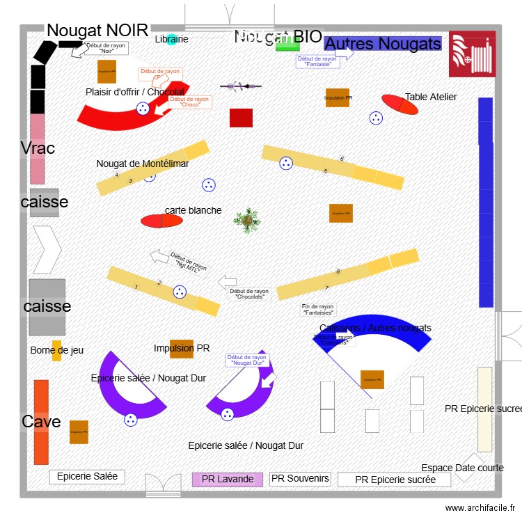 Boutique Est_modèle2025 V2. Plan de 1 pièce et 391 m2